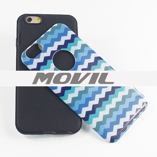 NP-2276 Pintura TPU   PC funda  Para Apple iPhone 6-6